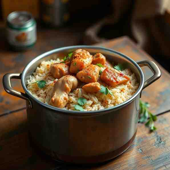 One-Pot Somali Chicken & Rice - Recipe for 1